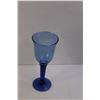 Image 2 : (6) Cobalt Blue Wine Glasses