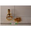 Image 1 : Gold Gilt MCM Decanter Set w/ (5) Matching Glasses