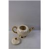 Image 4 : (5) Tea Set Items- Pot, (2) Creamers, (2) Sugar Bowls-Ellgreave & Old Foley