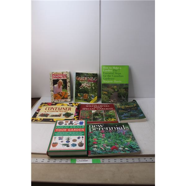 (8) Gardening Books- Lois Hole, Perennials, Misc.