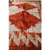 Image 3 : Orange & White Quilt- As Is 77" Long x 60" Wide