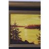 Image 3 : Sunset Framed Wall Painting 9.75"