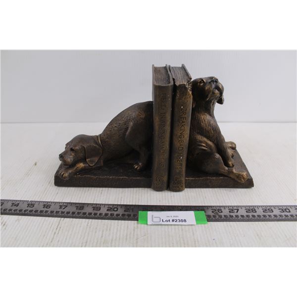 Ducks Unlimited "Dog Themed" Metal Book Ends