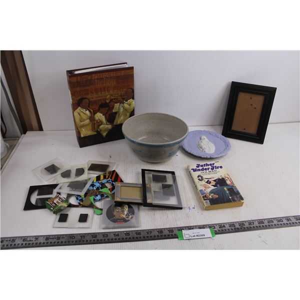 Ceramic "Fish Themed" Fruit Bowl, Jazz Cover Photo Album, Religious Themed Ceramic Art, Father Under