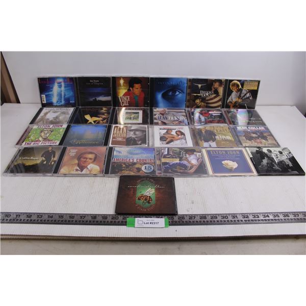 (25) Assorted CD's (Garth Brooks, Alan Jackson, Fleetwood Mac, Elton John)