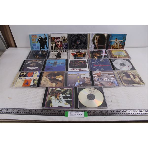 (22) Assorted CD's (Frankie Valley, Nirvana, Phil Collins, Sheryl Crow)