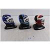 Image 1 : (3) NHL Mini Collectors Goalie Masks (Kirk McLean, Felix Potvin, Wade Flaherty)
