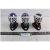 Image 3 : (3) NHL Mini Collectors Goalie Masks (Kirk McLean, Felix Potvin, Wade Flaherty)