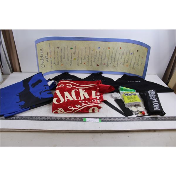 (3) Wall Art Posters (Che Guevera 42" x 24", Children Are 36" x 12", Jack Daniels Tennessee Whiskey 