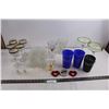 Image 1 : Assorted Glass Ware (5 - Wine Glasses, Set of 6 Drinking Tumblers, 2 Mike's Hard Margarita Glasses, 