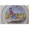 Image 2 : Set of 4 Decorative Plates "Lady Themed" 9.25" Dia