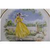 Image 4 : Set of 4 Decorative Plates "Lady Themed" 9.25" Dia