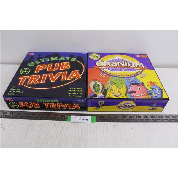 (2) Board Games (Cranium -NIB, Pub Trivia)