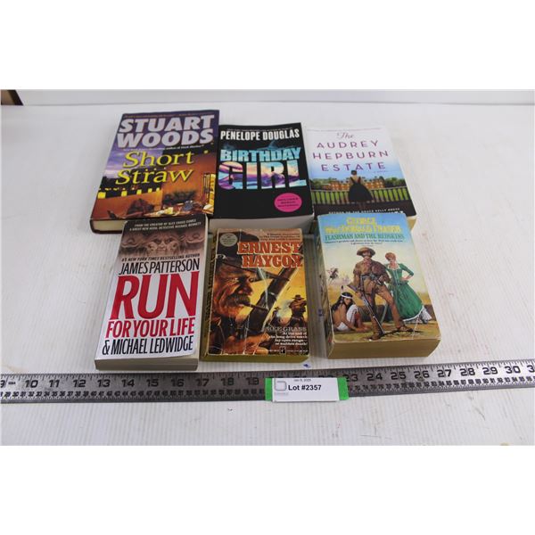 (6) Novels (Birthday Girl, Short Straw, Run For Your Life, The Audrey Hepburn Estate)