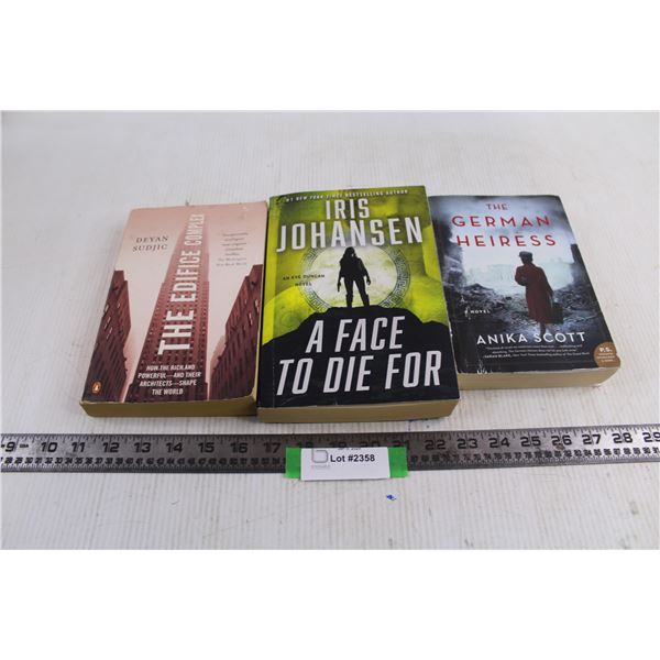 (3) Books (The Edifice Complex, A Face to Die For, The German Heiress)