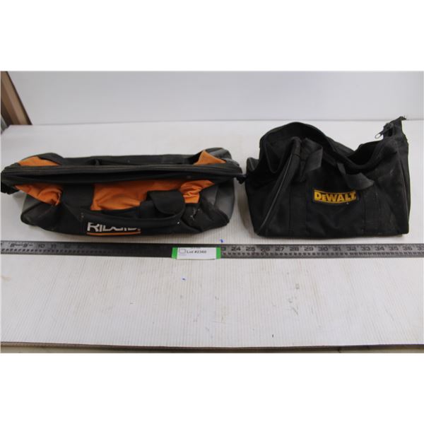(2) Tool Bags (Ridgid, Dewalt)