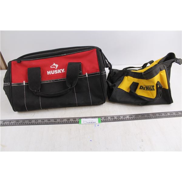 (2) Tool Bags (Husky, Dewalt)