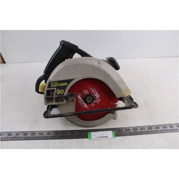 Sears Craftsman 7.25" Circular Saw - Working