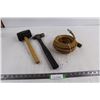 Image 1 : Rubber Mallet, Ball Peen Hammer, Compressor Hose - Unknown Length