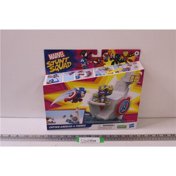 Marvel Stunt Squad Toy Set: Captain America vs Thanos - NIB