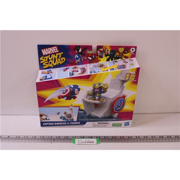 Marvel Stunt Squad Toy Set: Captain America vs Thanos - NIB