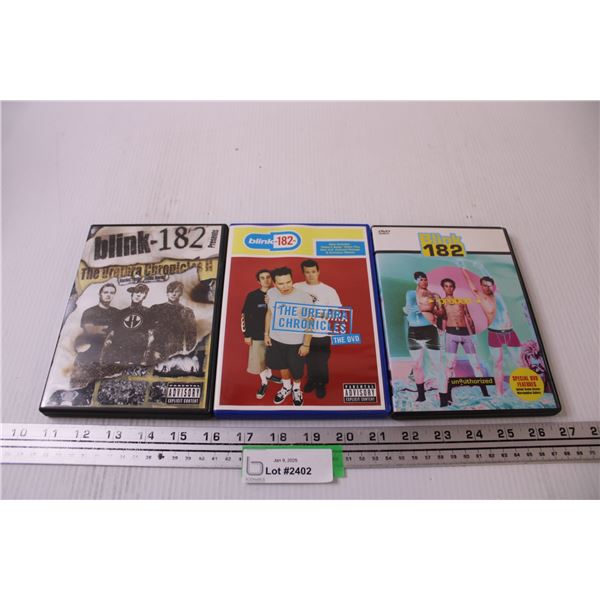 (3) Blink 182 DVDS