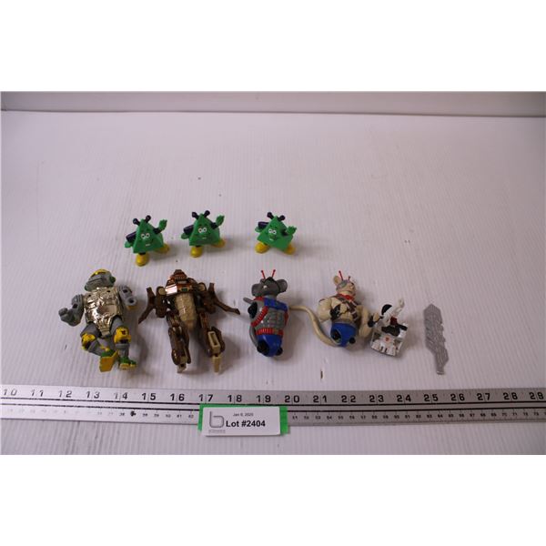 (8) Action Figure Toys: (1980-1990's Editions) Assorted, As Is