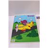 Image 2 : (3) Children's Board Puzzles: Care Bears, Barney, Muppet Babies