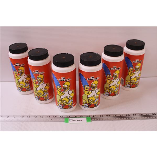 (6) Simpsons Retro Water Bottles