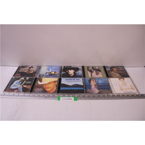(10) CDS: Paul Brandt, Alan Jackson, Celine Dion, Dwight Yoakam, Randy Travis, Misc.