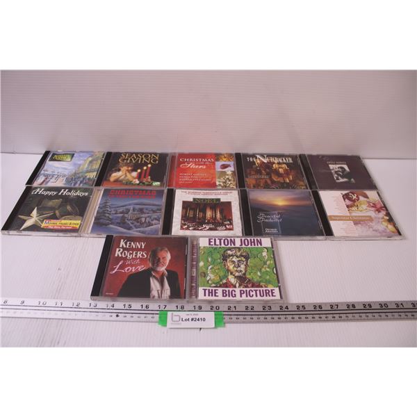 (12) CDS: Christmas, Elton John, Kenny Rogers, Donny Osmond, Misc.