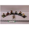 Image 1 : (6) Zombies Figurines Set - Assorted
