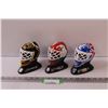 Image 1 : (3) NHL Helmets: Bill Ranford, Ed Belfour, Mike Richter