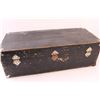 Image 5 : Custom Built Wood Storage Box - 24" x 10" x 8" - Some Wear as Pictured