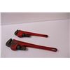 Image 4 : (2) All-Trade Pipe Wrenches - 14" & 18"