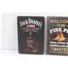 Image 3 : Jack Daniels and Welcome to Our Fire Pit Signs 12'' x 8''