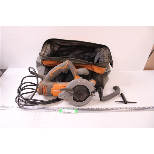 Ridgid 5" Cut-Off Saw & Carrying Case - Works