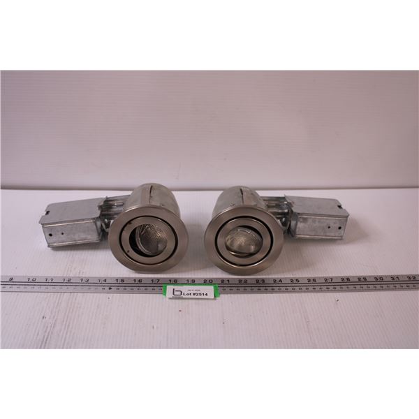 (2) Recessed Lighting - 4" Diameter Light - As Is