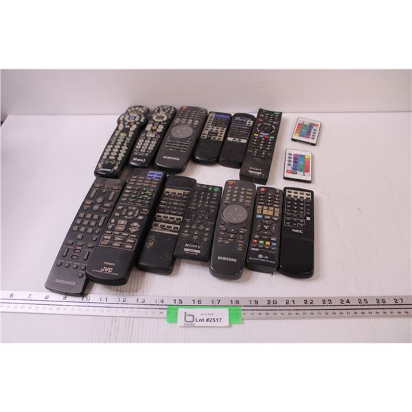 (15) Remote Controls - Assorted