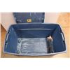Image 4 : * Sterlite 45Gal Storage Tote w/ Lid & Wheels (Has Damage As Pictured)