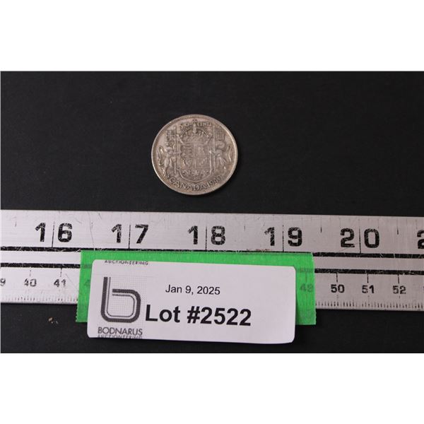 Canadian Fifty Cent Coin - 1940