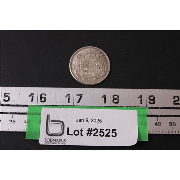 Canadian Fifty Cent Coin - 1957