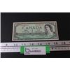 Image 1 : Canadian One Dollar Bill - 1954