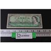 Image 1 : Canadian One Dollar Bill - 1954