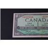 Image 2 : Canadian One Dollar Bill - 1954