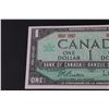 Image 2 : Canadian One Dollar Bill - 1967