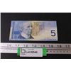 Image 1 : Canadian Five Dollar Bill - 2002
