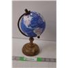 Image 1 : Miniature Globe with Wood Base 10" Tall x 6" Wide