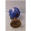 Image 3 : Miniature Globe with Wood Base 10" Tall x 6" Wide