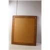 Image 2 : Wood Framed Mirror 29" Tall x 24.75" Wide